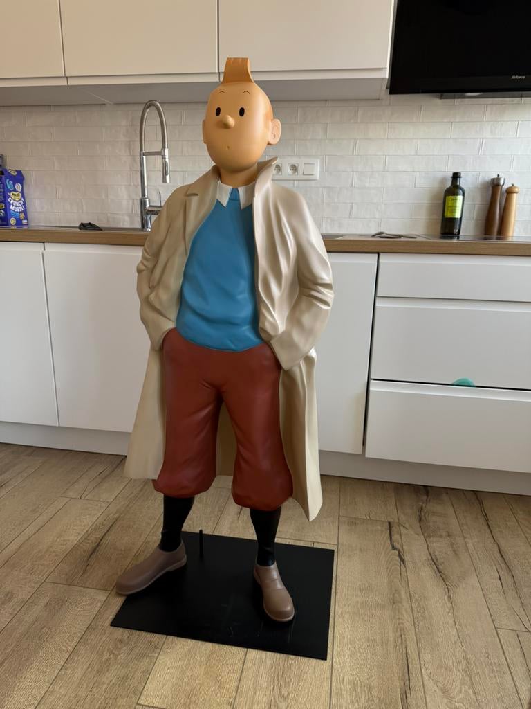 Tintin imperméable 130cm - Leblon Delienne, Collections, Enlèvement ou Envoi, Tintin, Comme neuf