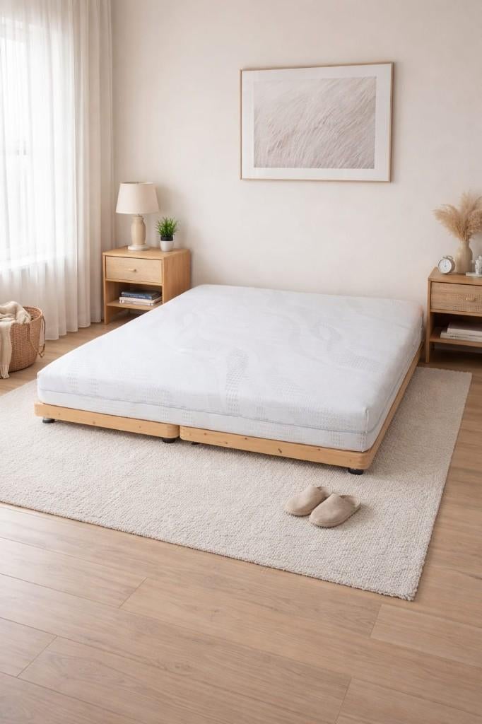 Lit 2 personnes 1m80 sur 2m, Une personne, Enlèvement, Utilisé, 180 cm