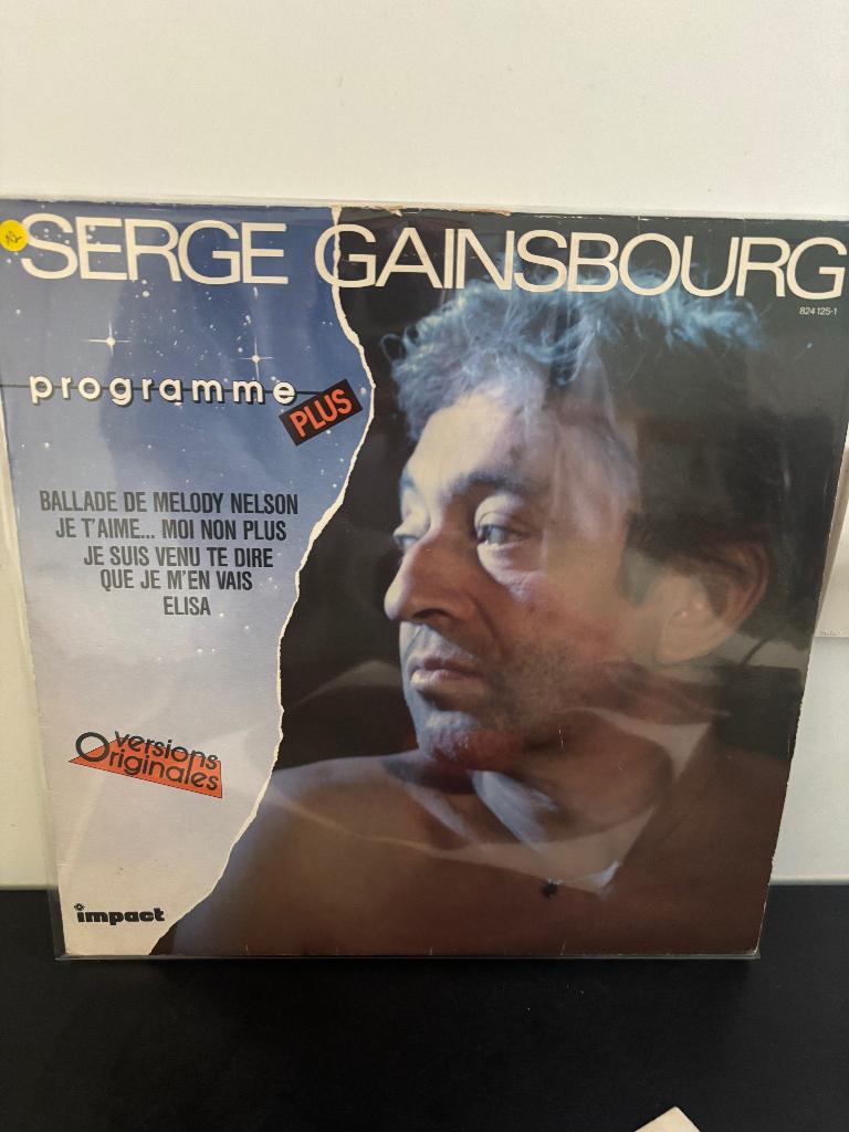 LP - serge gainsbourg - programme plus, Cd's en Dvd's, Vinyl | Overige Vinyl, Gebruikt, 12 inch, Ophalen of Verzenden