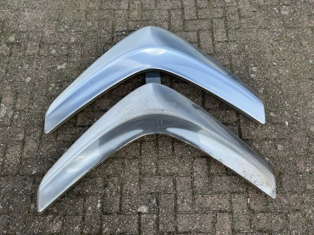 Grande boîte à lumière publicitaire avec logo Citroën, Collections, Marques & Objets publicitaires, Enlèvement, Utilisé, Table lumineuse ou lampe (néon)