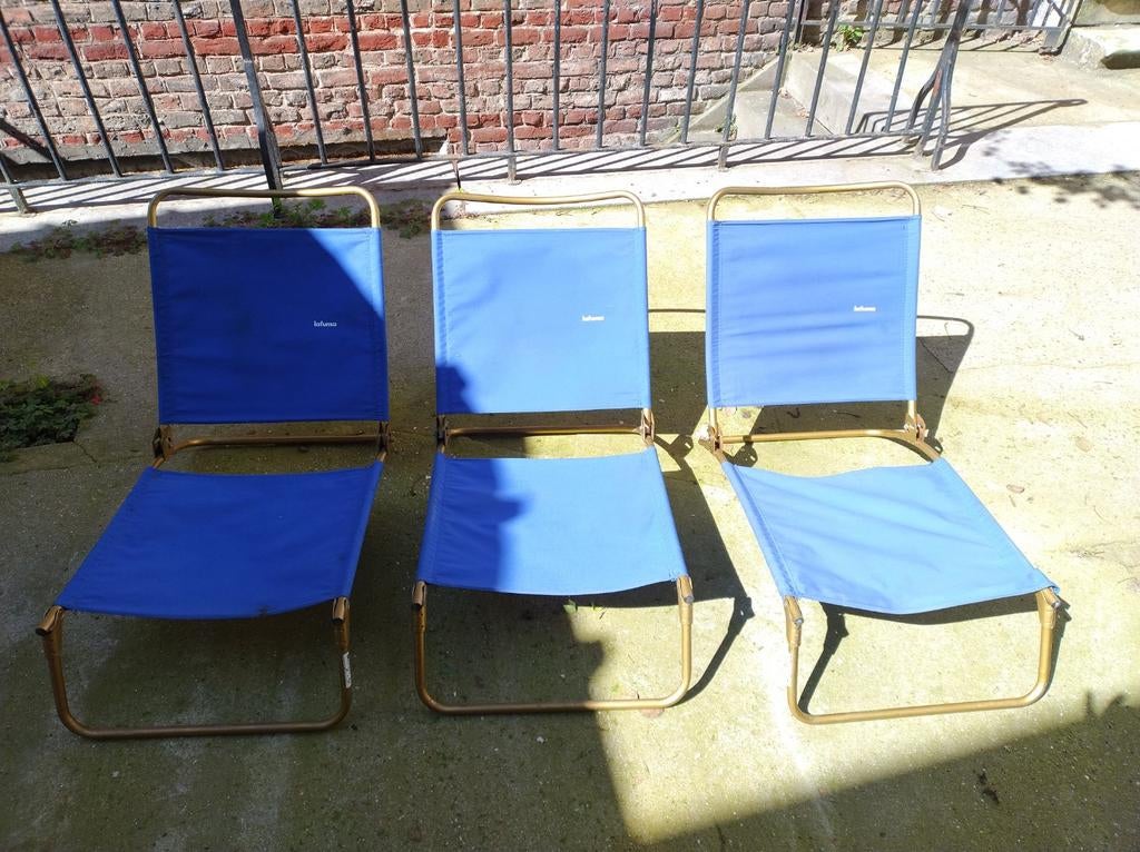 Chaises pliables Lafuma pour plage ou camping