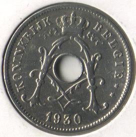 Belgique : 10 cents 1930 VL = plus rare = morin 425, Envoi, Monnaie en vrac