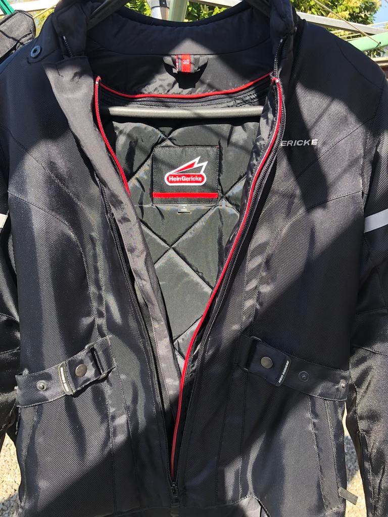 Motorjas dames Hein Gericke, Motoren, Ophalen, Tweedehands, Dames, Jas | textiel