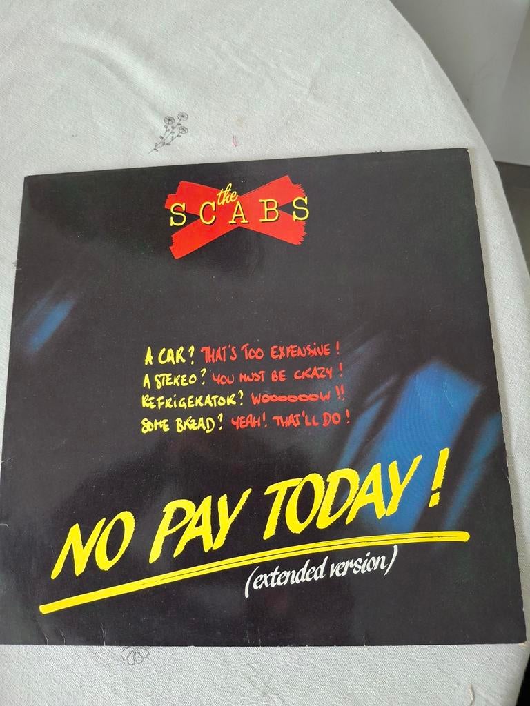 Vinyl lp   the scabs  no pay today, Cd's en Dvd's, Ophalen of Verzenden