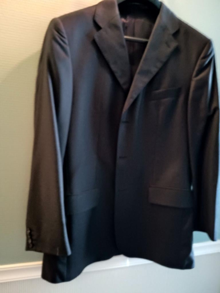 Scabal, gilet d'été pour homme, gris très foncé, Enlèvement ou Envoi, Porté, Noir, Scabal