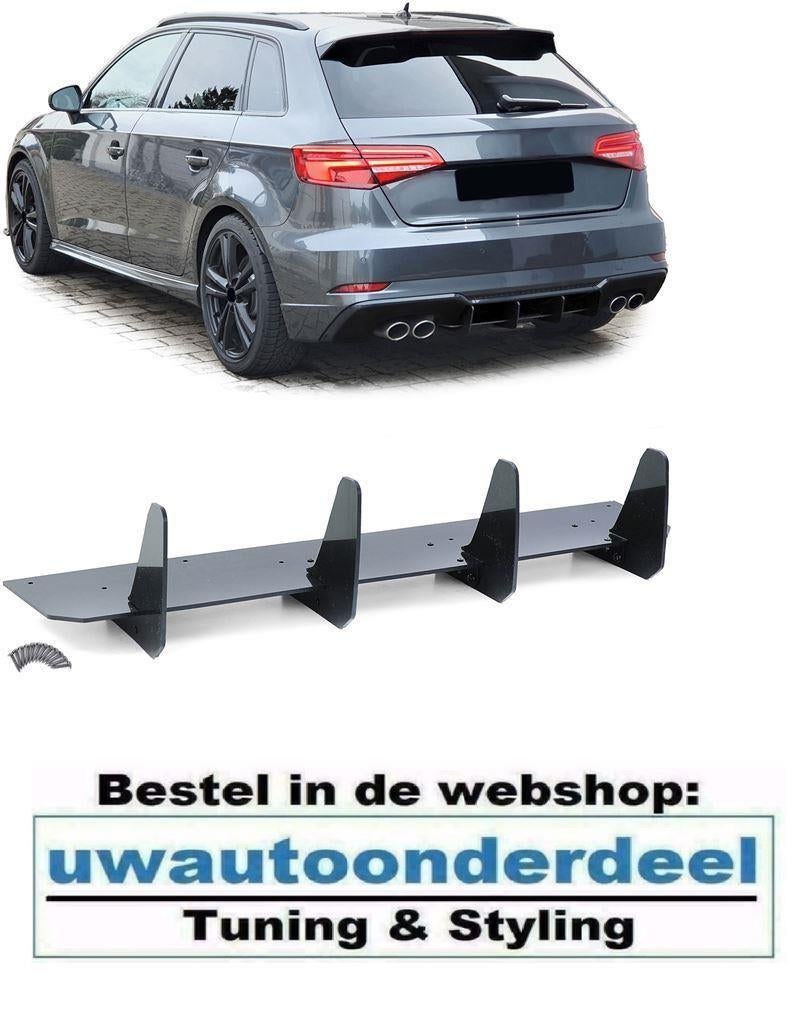 Achterbumper Diffuser Splitter Valance Voor Audi A3 S3 8V Sp, Envoi