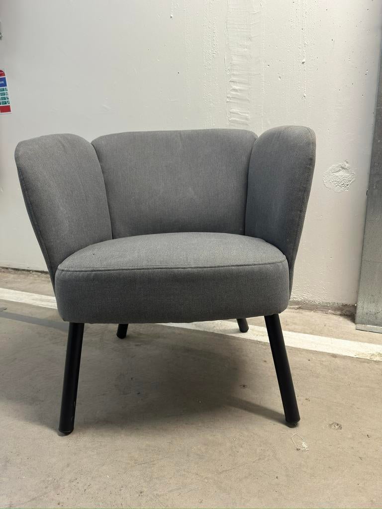 Fauteuil Herrakra gris en tissu, Maison & Meubles, Enlèvement, Scandinave, Tissus, Une personne