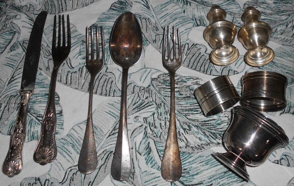 Lot de divers objets en plaqué argent., Enlèvement ou Envoi, Utilisé