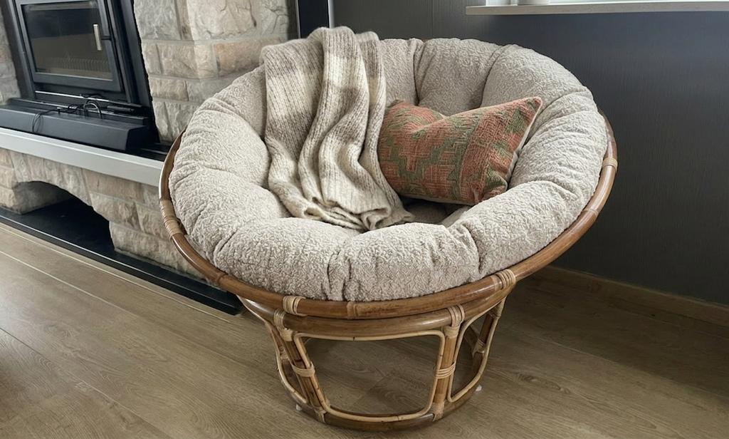 Rieten kuipstoel – gezellig en stijlvol, Ophalen, Zo goed als nieuw, Eenpersoons, Riet of Rotan