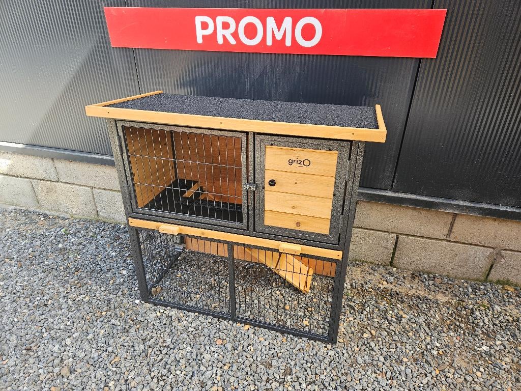 nieuw konijnenhok met gazoncompartiment, Enlèvement, Neuf