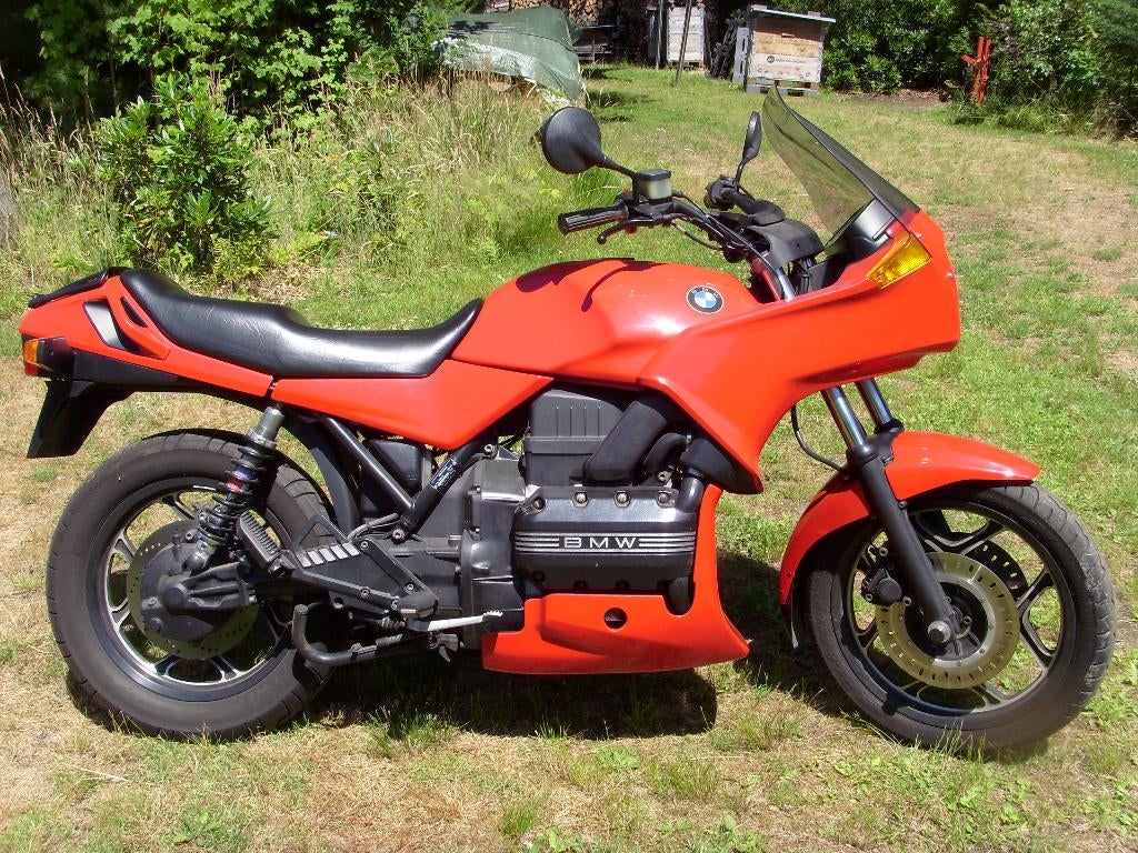 zeer mooie rode bmw k75s, Motos, Motos | BMW, Permis Moto A, Plus de 35 kW, Particulier, 3 cylindres