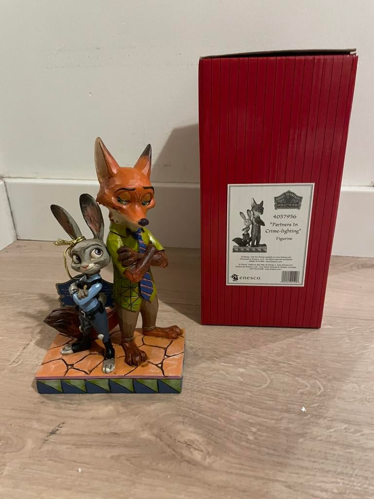 Disney traditions jim shore nick judy Zootopia (Zootropolis), Verzamelen, Ophalen of Verzenden, Zo goed als nieuw