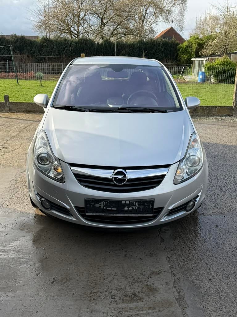 Opel Corsa 1.4 Benzine – 140.000 km – Airco, Autos, Argent ou Gris, Boîte manuelle, Particulier, Tissu