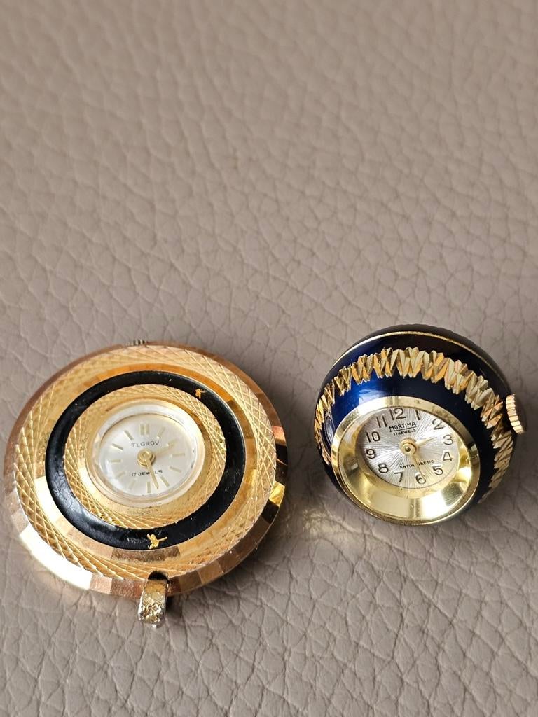 Horloge Hangers 17 jewels Handwinders Vintage, Ophalen of Verzenden, Overige materialen, Overige materialen