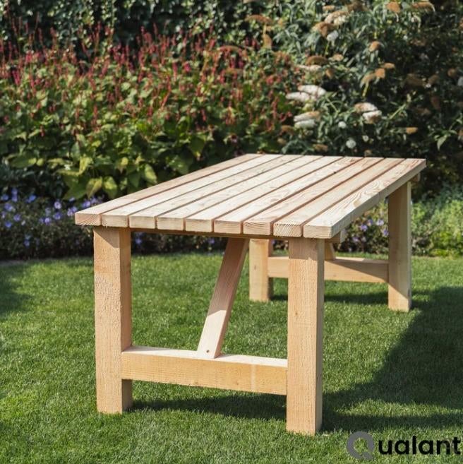 Prachtige Douglas Tuintafels, Tuin en Terras, Ophalen of Verzenden, Nieuw, Rechthoekig, Hout