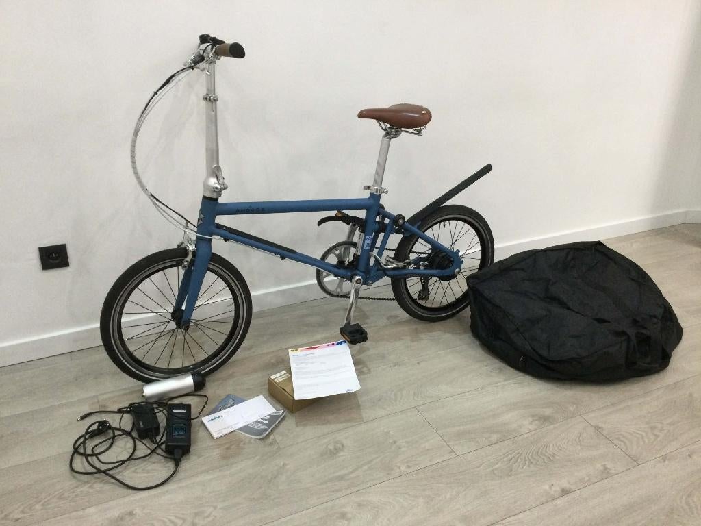 Ahooga ---------------- a Bxl, Vélos & Vélomoteurs, 59 cm ou plus, Enlèvement, Comme neuf, 50 km par batterie ou plus