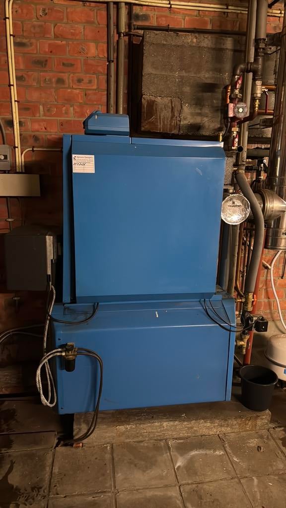 Buderus mazoutketel, Ophalen, Gebruikt