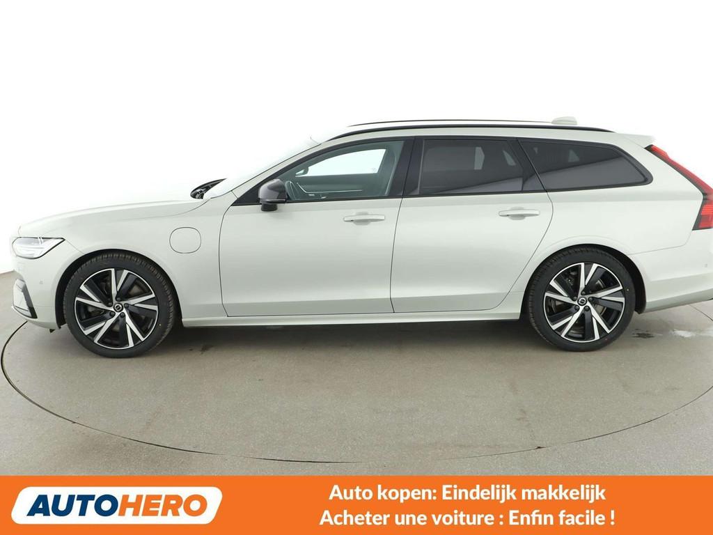 Volvo V90 2.0 T6 Plug-in Hybrid R Design AWD (bj 2021), Auto's, Volvo, Automaat, 341 pk, 1969 cc, 2100 kg