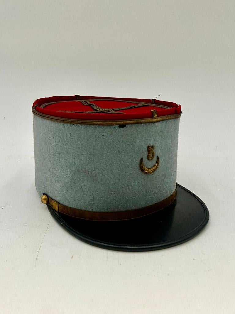 Franse cavalerie kepie, Verzamelen, Ophalen of Verzenden