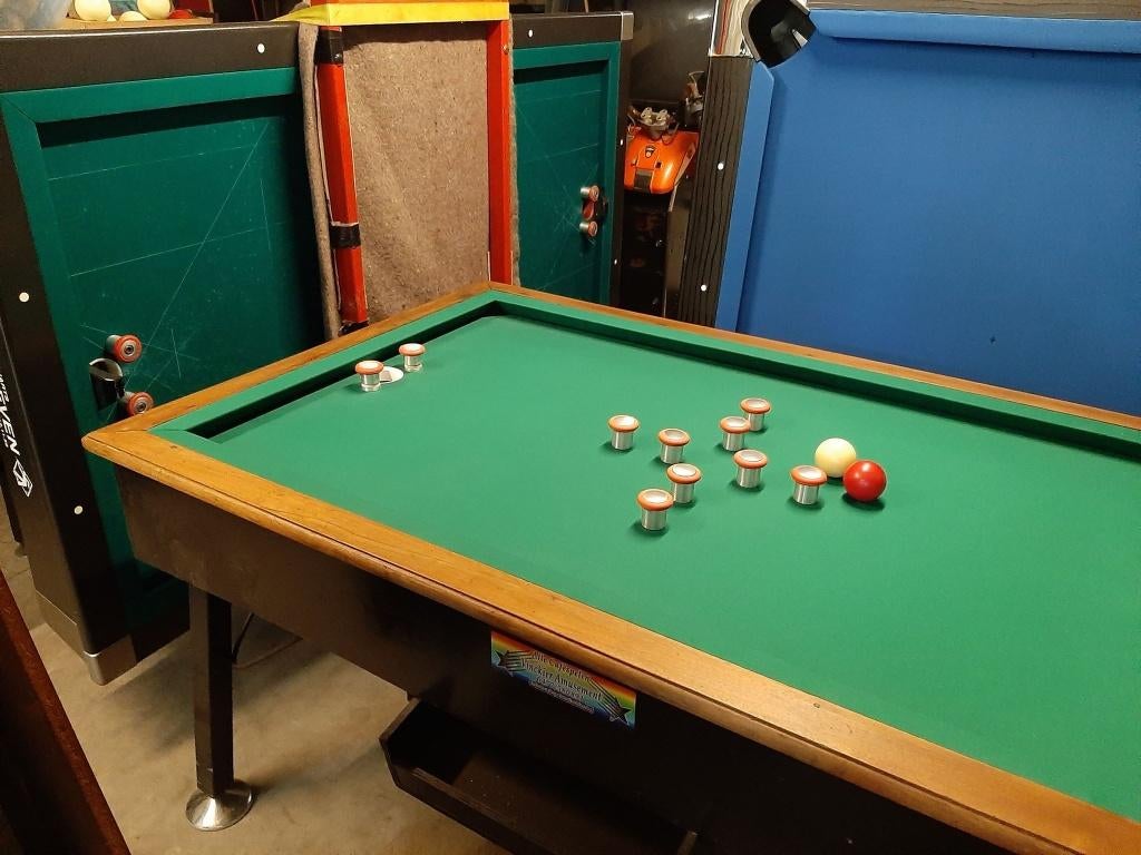 Biljarts en voetbaltafels., Sport en Fitness, Ophalen, Zo goed als nieuw, Biljarttafel