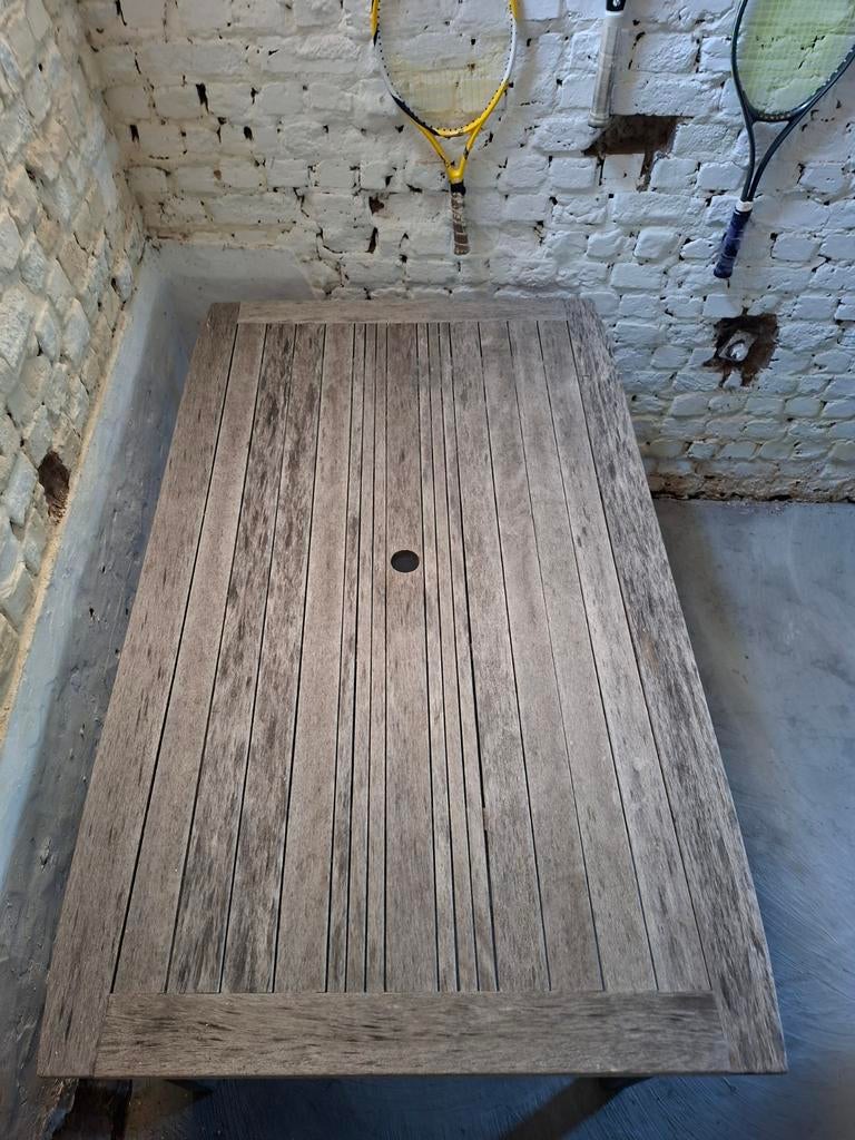 Table en teck 1,50 m x 0,90 m, Jardin & Terrasse, Enlèvement