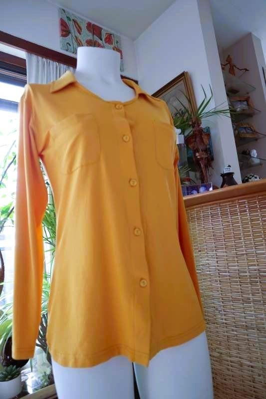 fel geel prachtig T-shirt blouse, Kleding | Dames, Blouses en Tunieken, Zo goed als nieuw, Maat 42/44 (L), Geel, Ophalen of Verzenden