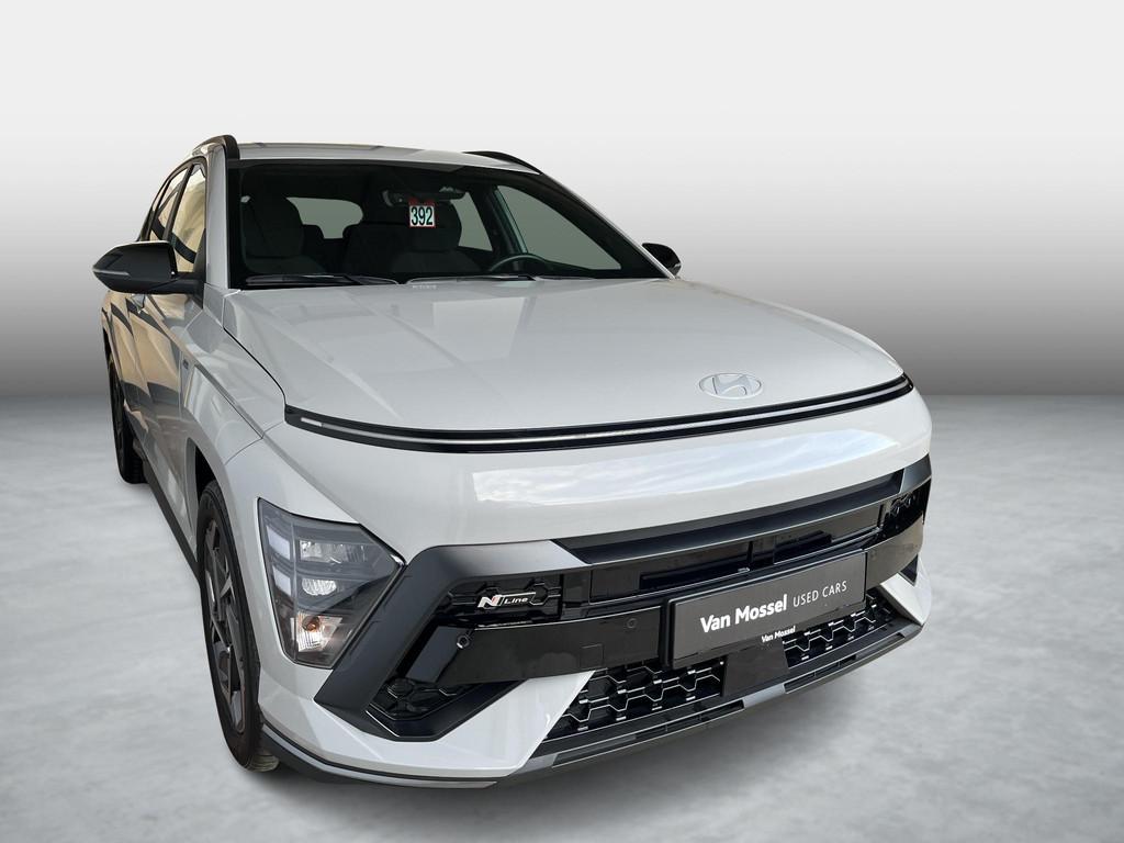 Hyundai Kona 1.6 GDi Hybrid Feel N Line 6-DCT, Auto's, Stof, Gebruikt, 2 kWh, 1600 cc