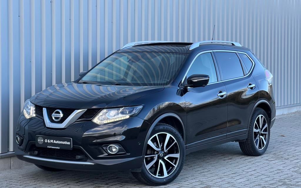 Nissan X-Trail 1.6 Benzine 2017 EURO 6b LED/Pano/Leder/Navi, Auto's, Voorwielaandrijving, Lane Keeping Assist, 4 cilinders, 1600 cc