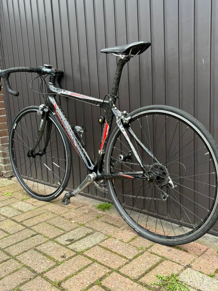 Koersfiets Zannata Carbon, Fietsen en Brommers, Gebruikt, Carbon, 49 tot 53 cm, 15 tot 20 versnellingen