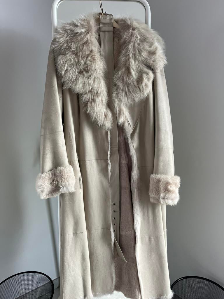 Gerard Darel jas maat 38, Ophalen, Gedragen, Maat 38/40 (M), Beige