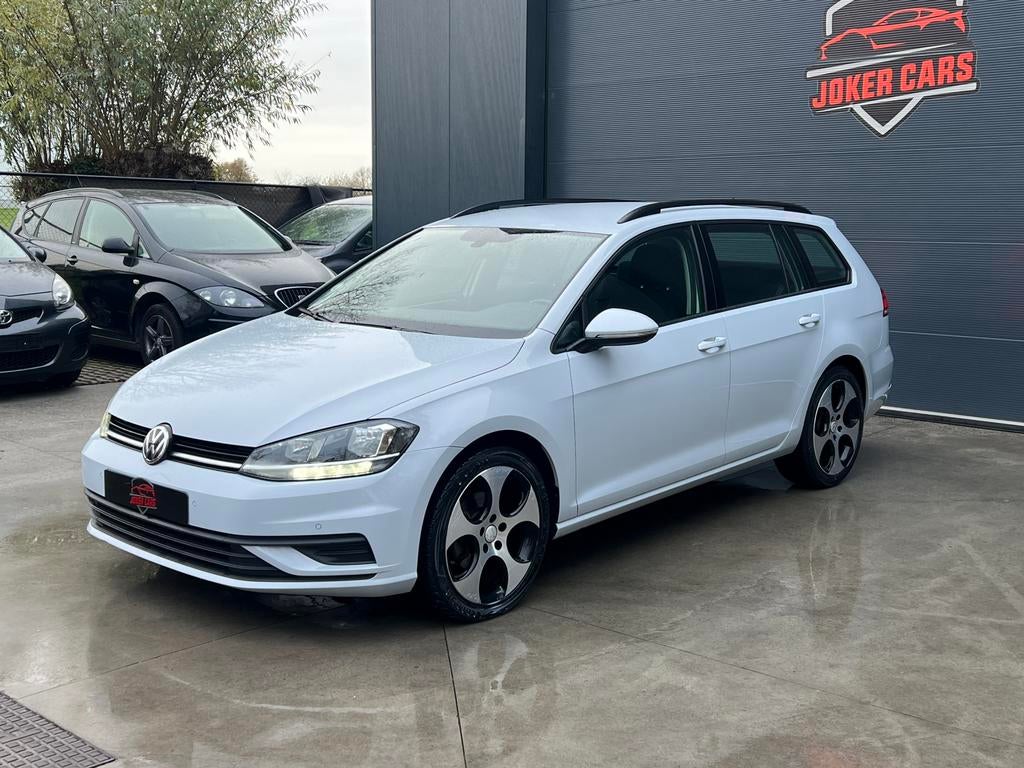 Volkswagen Golf Variant 1.6 CR TDi Comfortline DSG EURO6B, Autos, Cuir, Argent ou Gris, Achat, Euro 6