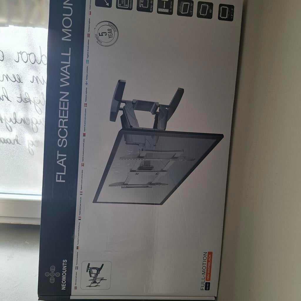 Muurbeugel Flatscreen 32"-65", Ophalen of Verzenden