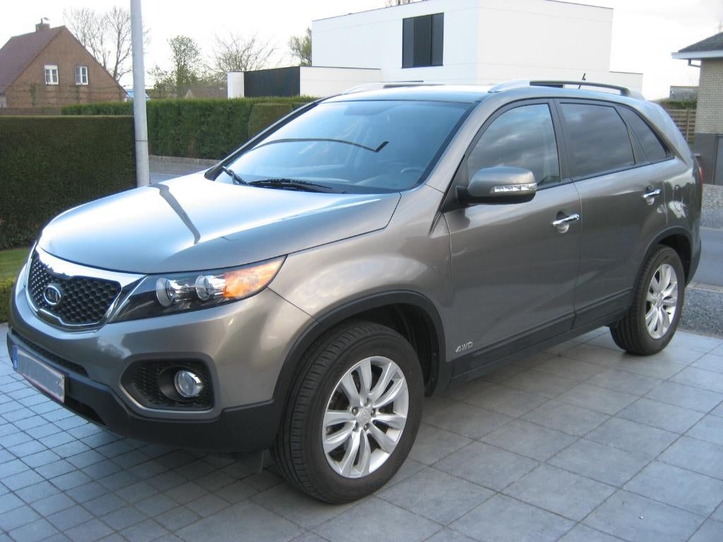 Mooie Kia Sorento  LICHTE VRACHT, Auto's, Euro 5, 145 kW, Zwart, 2199 cc