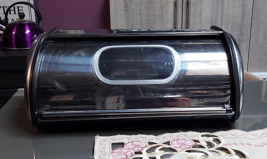 Broodtrommel met doorkijkraampje, Broodtrommel, Ophalen, Gebruikt