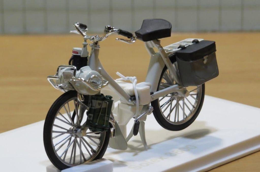 Solex 3800 bromfiets 1:18 norev white, Ophalen of Verzenden, Nieuw, Motor, Norev