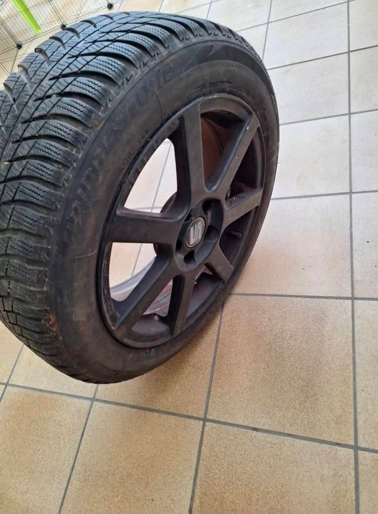 4 Jantes Seat Leon 5/112 , 17 Pouces avec pneus Hiver, Autos : Pièces & Accessoires, Pneus & Jantes, Pneus hiver, Véhicule de tourisme