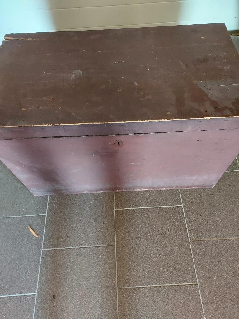 Houten (speelgoed) koffer, Handtassen en Accessoires, Koffers, Ophalen of Verzenden, Gebruikt