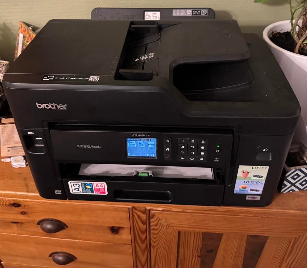 Brother MFC-J5330DW All-in-One Printer, Computers en Software, Printers, Ophalen of Verzenden, Zo goed als nieuw, Faxen, Printer