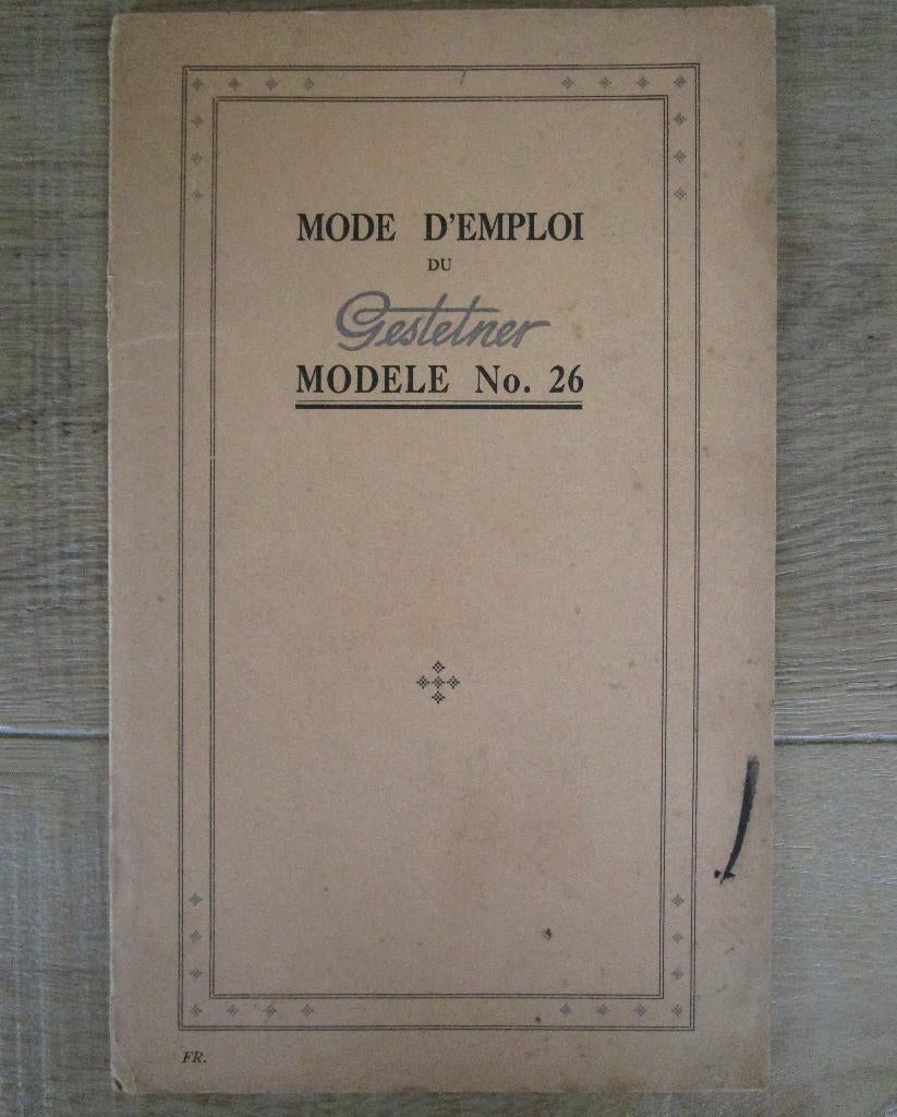 oud uitleg blaadje bediening kopieer machine Gestetner, Ophalen of Verzenden, Zo goed als nieuw, Overige typen