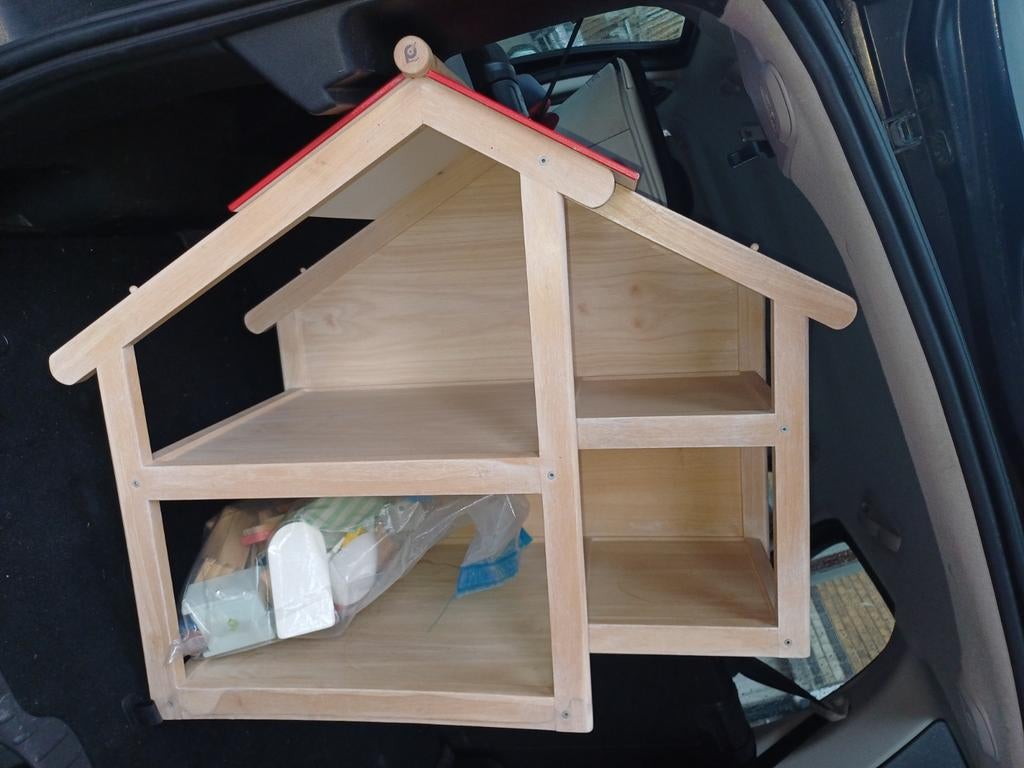 Poppenhuis hout, Doe-het-zelf en Bouw, Glas en Ramen, Ophalen