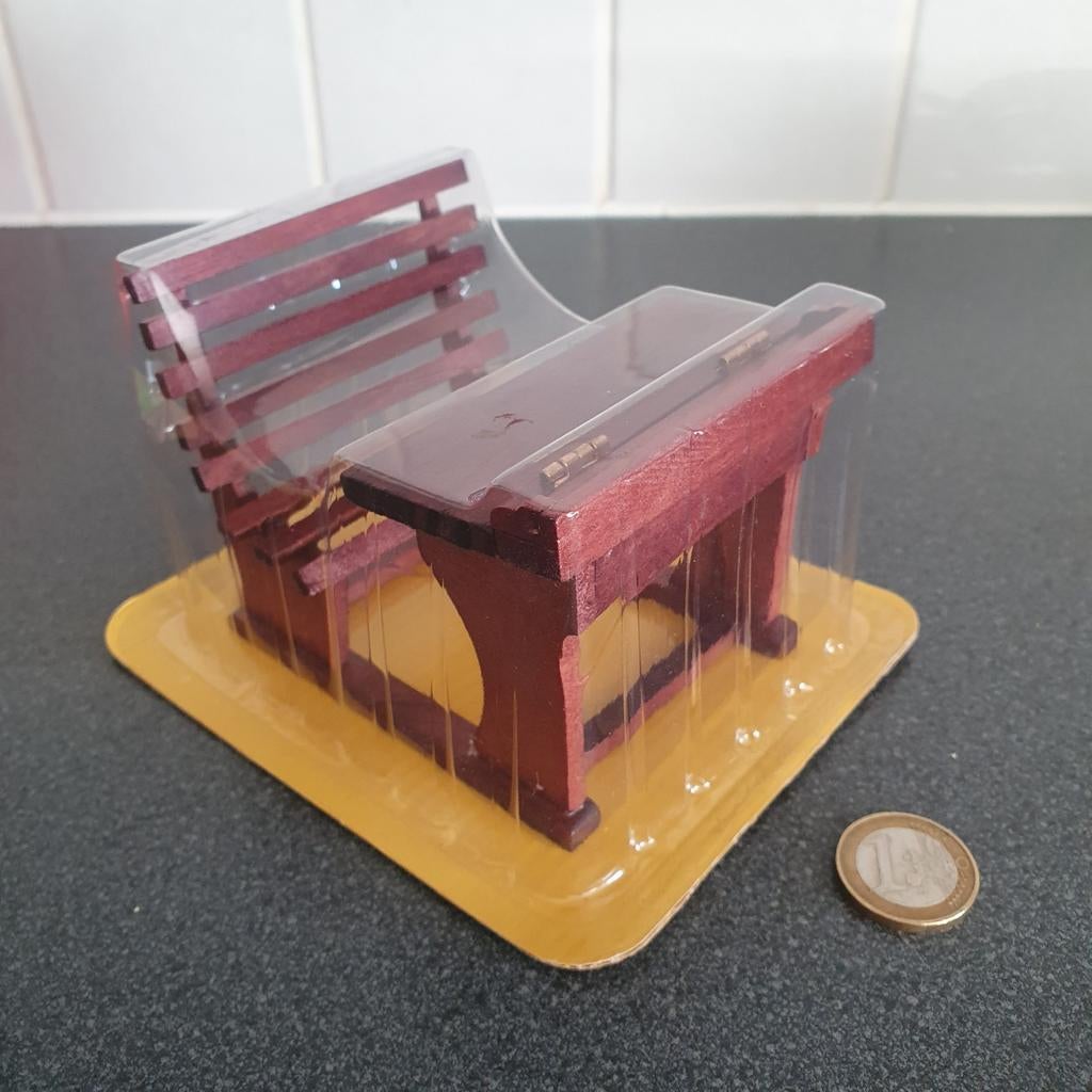 Mini banc d'école vintage (neuf), Maison & Meubles, Envoi