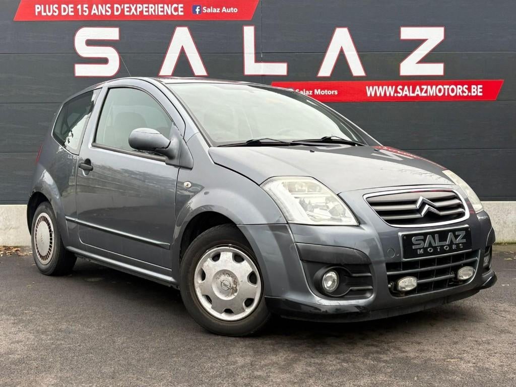 Citroen C2 1.4 HDi * EXPORT * HANDELAAR, Auto's, Citroën, 4 zetels, Stof, 50 kW, Zwart