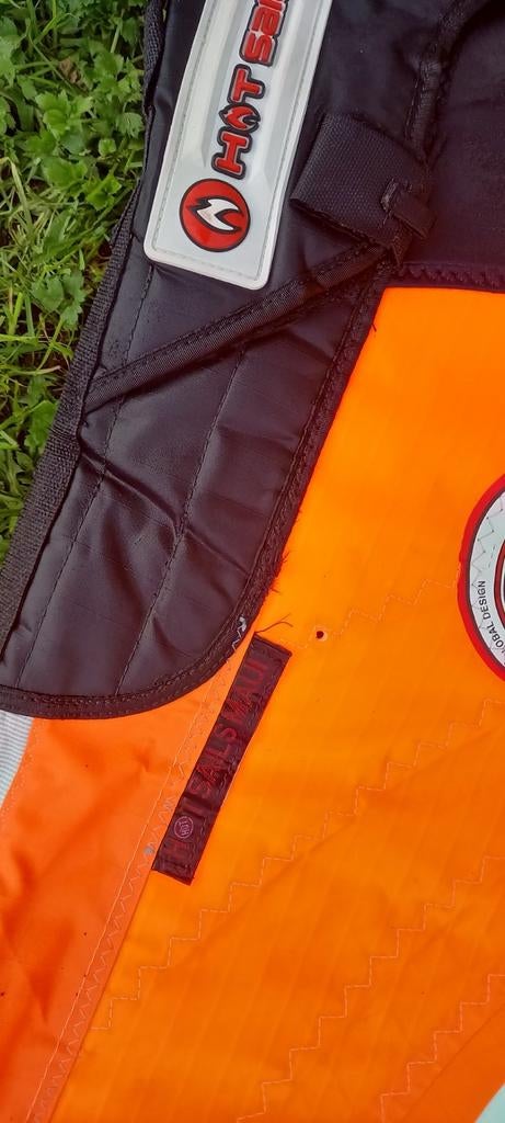 windsurf zeilen Hot Sails wave Fire, Ophalen, Minder dan 5 m², Zeil, Gebruikt