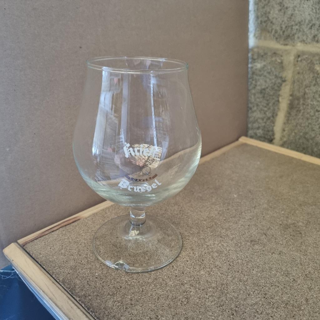 Verre Kriek Caves Bruegel, Collections, Enlèvement ou Envoi, Utilisé, Verre ou Verres, Autres marques