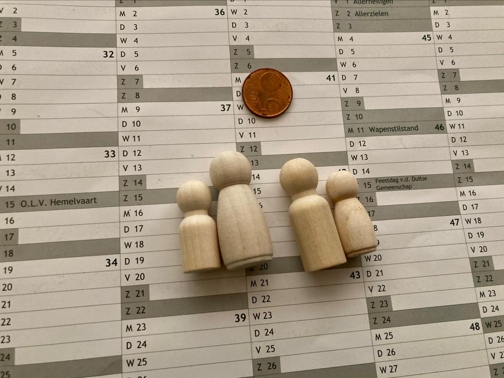 Kleine houten poppen/ pionnen ♟️, Kinderen en Baby's, Ophalen of Verzenden, Nieuw