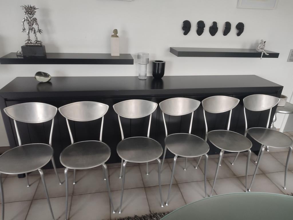 Set de 6 chaises design Arper, Enlèvement