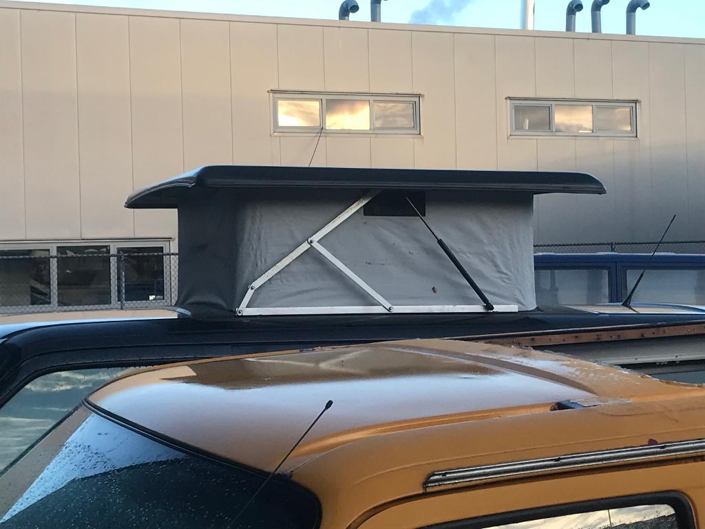 Kwaliteit hefdak voor ombouw camper, Caravanes & Camping, Accessoires de camping, Comme neuf, Enlèvement ou Envoi