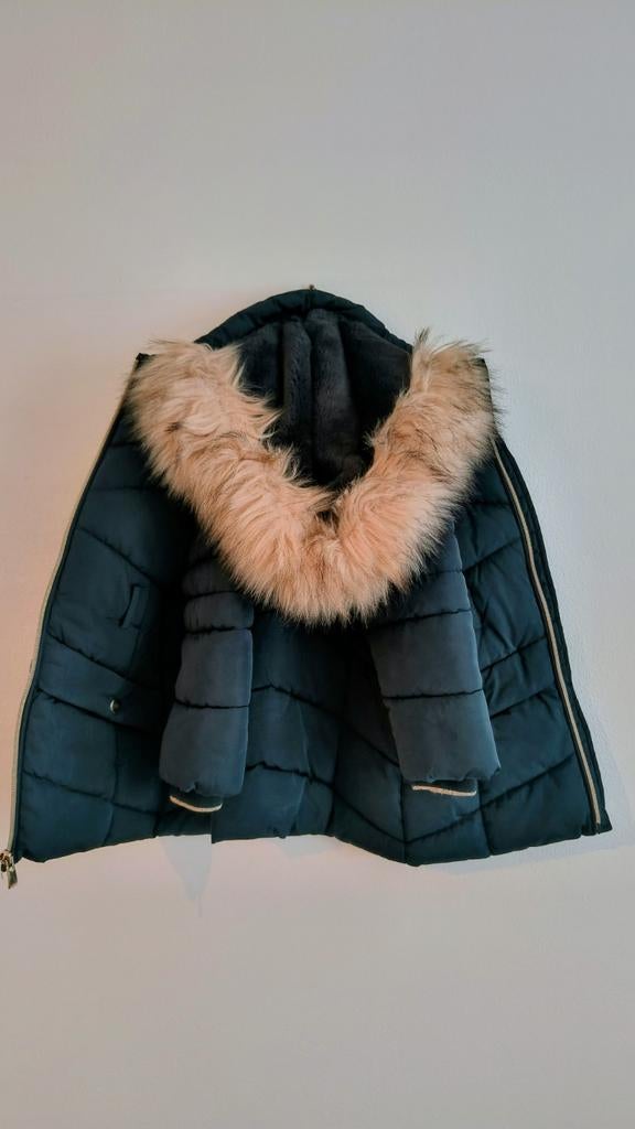 Winterjas meisje donkerblauw pels, Kleding | Heren, Ophalen