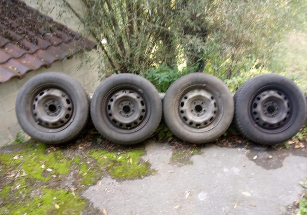 4 jantes acier VW 15 pouces Golf 4 / Bora (5×100), Enlèvement, Utilisé, Rover