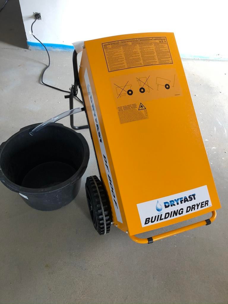 Goedkoopste bouwdroger te huur Dryfast DF800 en DF400, Ophalen